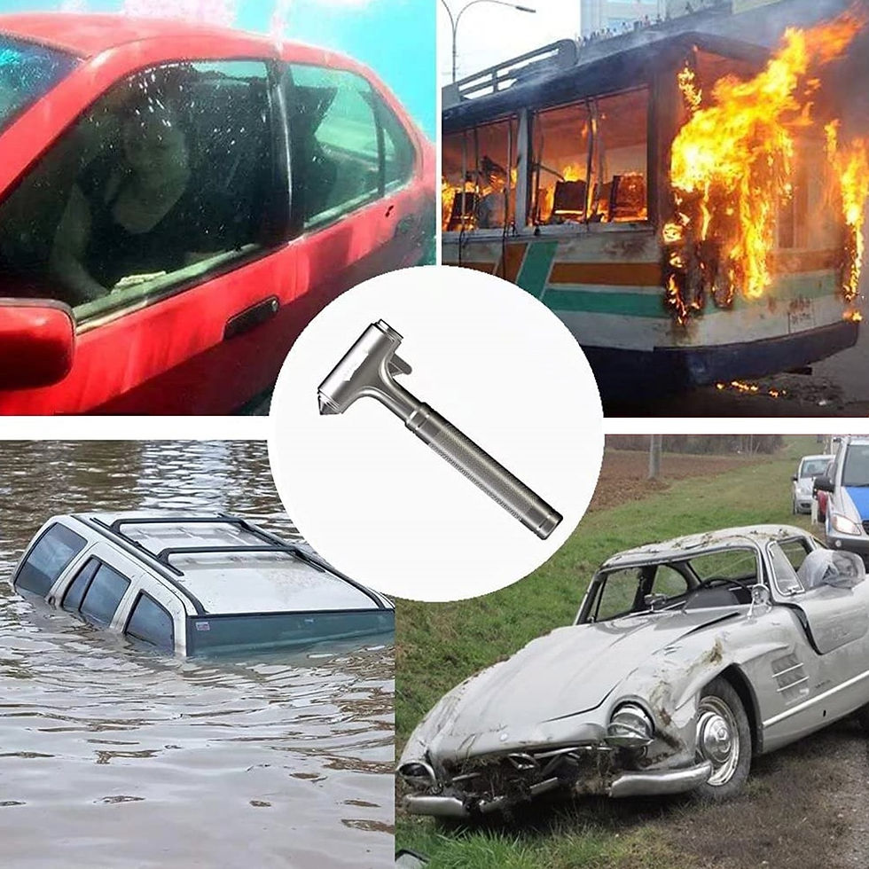 Thumbnail: Car Safety Hammer Metal Auto Emergency Window Glass Breaker Car Life-Saving Esc