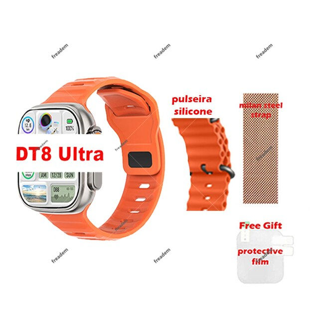 Thumbnail: DT8 Ultra Smart Watch for Men Women 49mm Wireless Charge Dail Call NFC Gps Trac