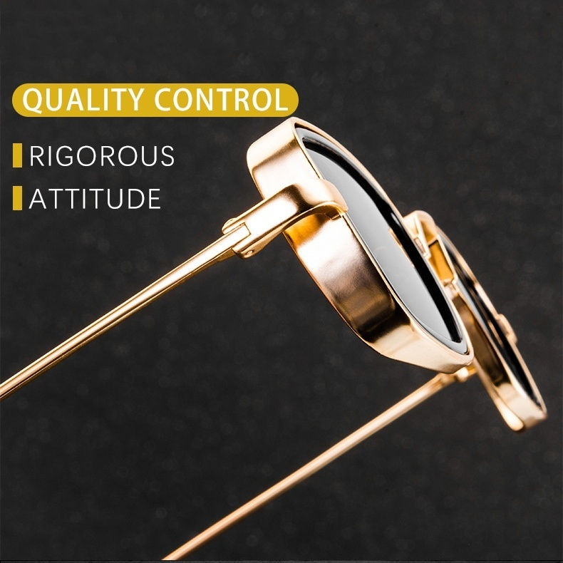 Thumbnail: Vintage Classic Square Sunglass Men Outdoor Small Quality Alloy Sun Glasses Men