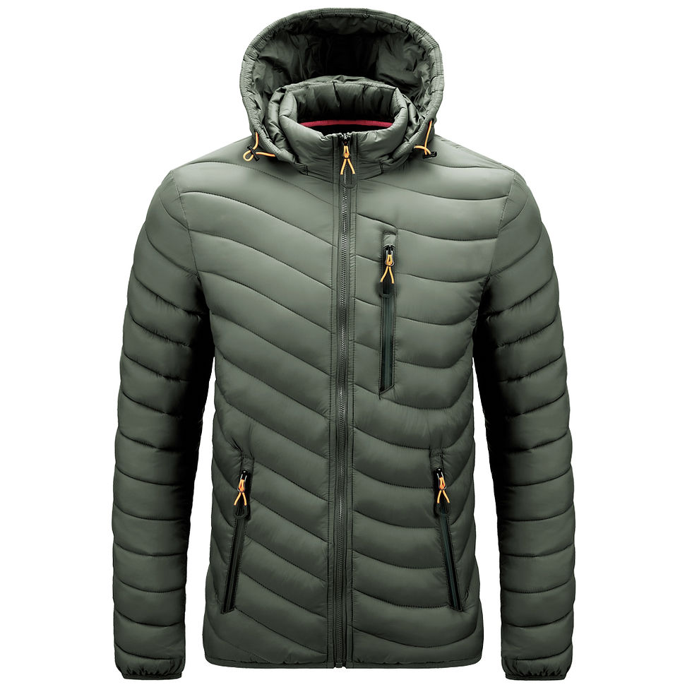 Miniatura: New Design Light Men Puffer Jackets Mens Custom Logo Down Winter Puffer Jacket