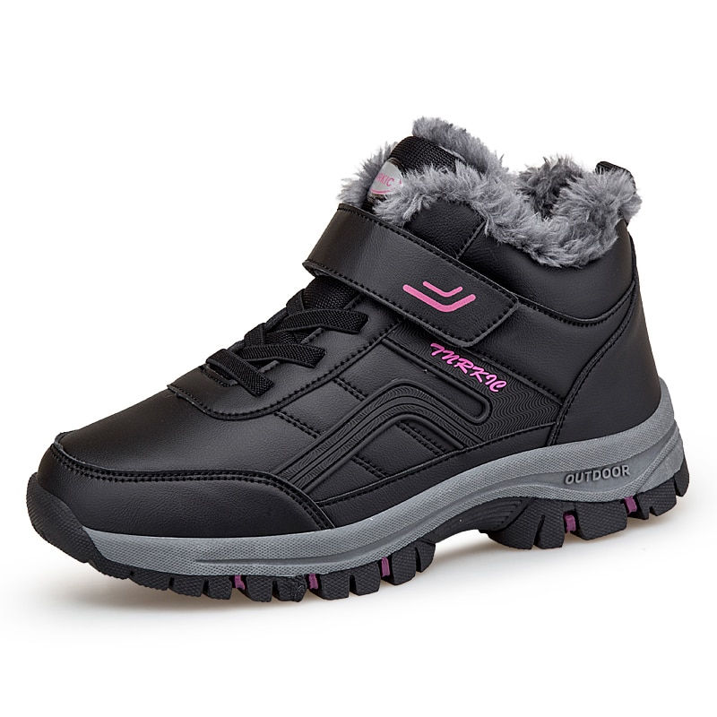 Miniaturbild: Winter Men Boots Waterproof Snow Boots Men Winter Shoes Warm Plush Hiking Footw