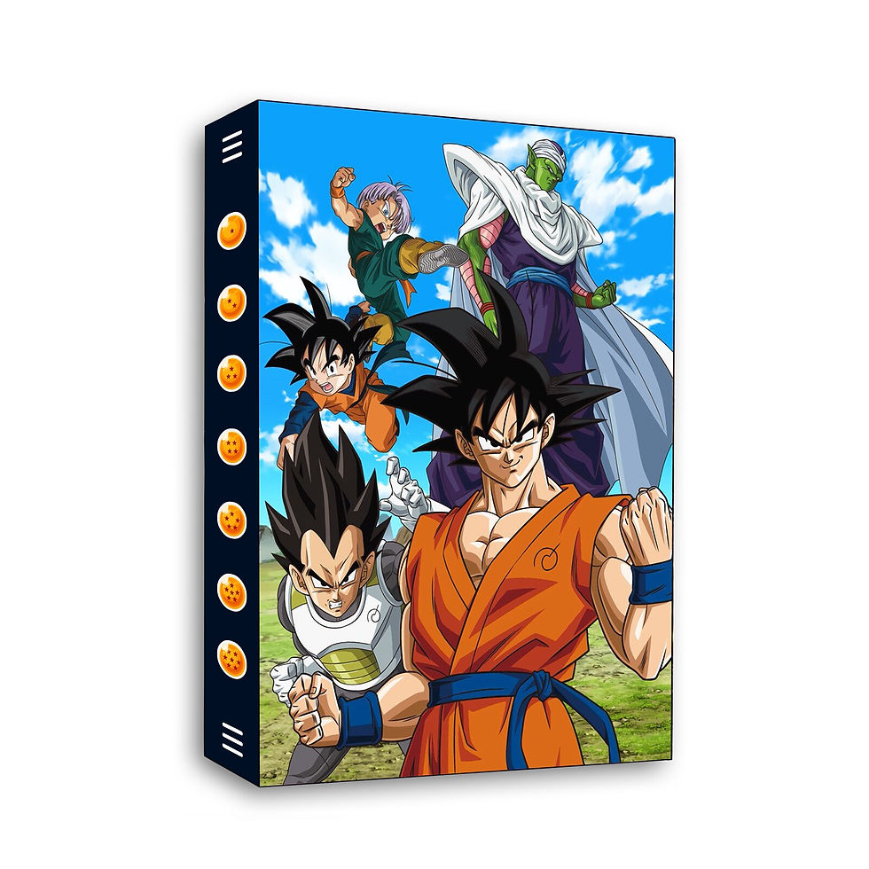 Thumbnail: 8 Models 240Pcs Anime Collections Demon Slayer Dragon Ball Z Card Book Son Goku