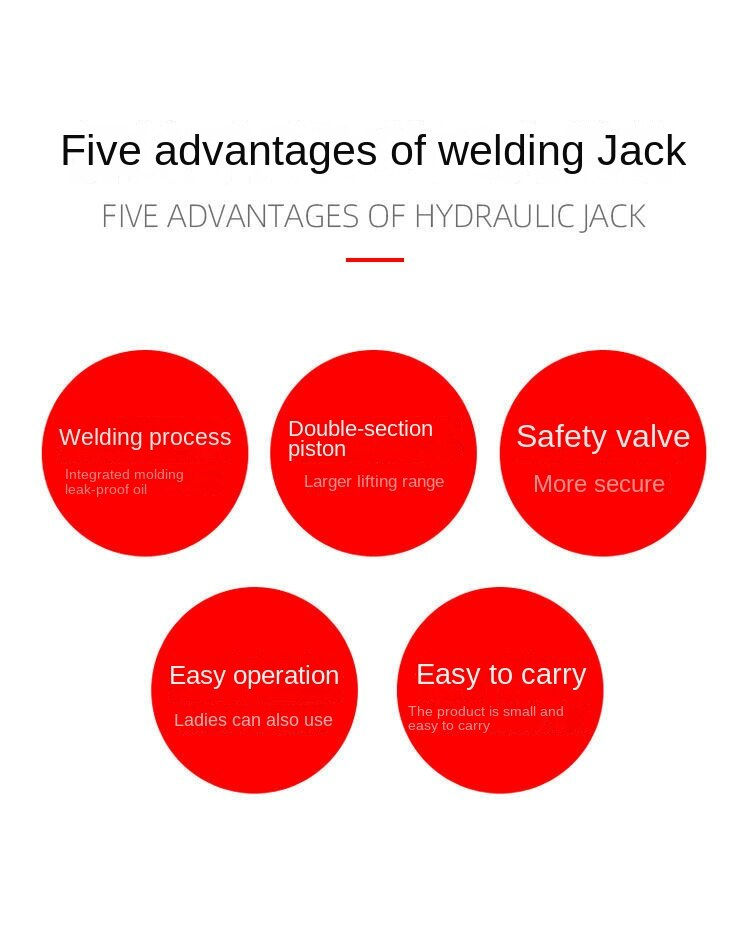 الصورة المصغرة: Car jack car with 2T ton 3t5T hand hydraulic vertical hydraulic jack car jack c