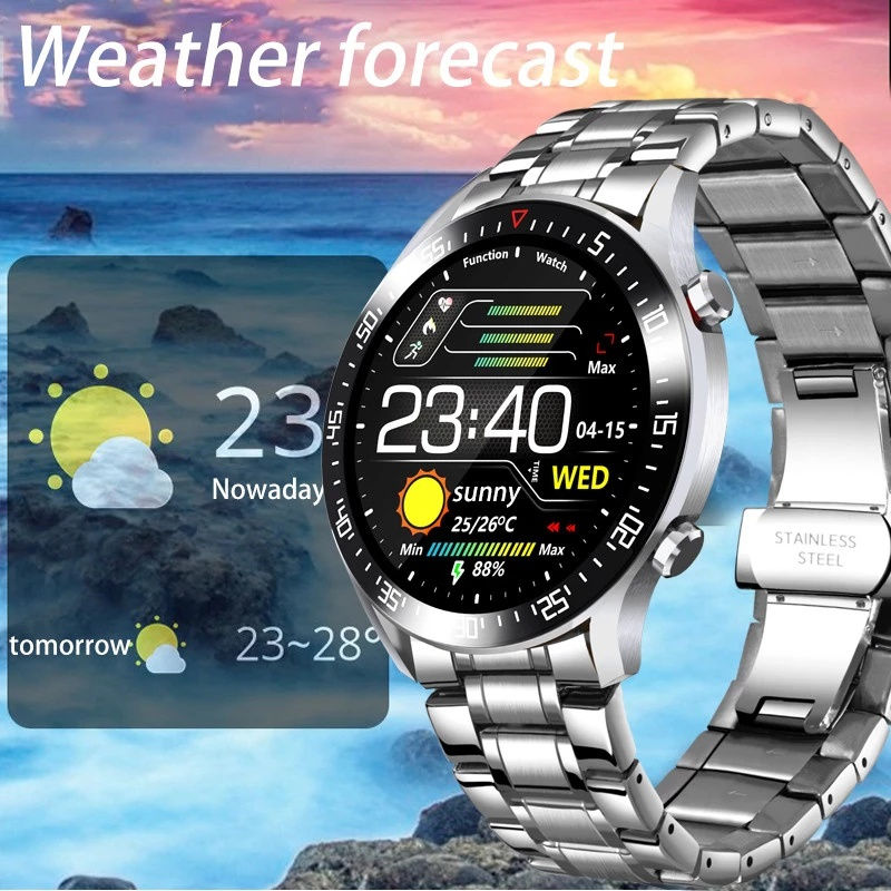 Thumbnail: LIGE New Smart watch Men Full touch Screen Sports Fitness watch IP68 waterproof
