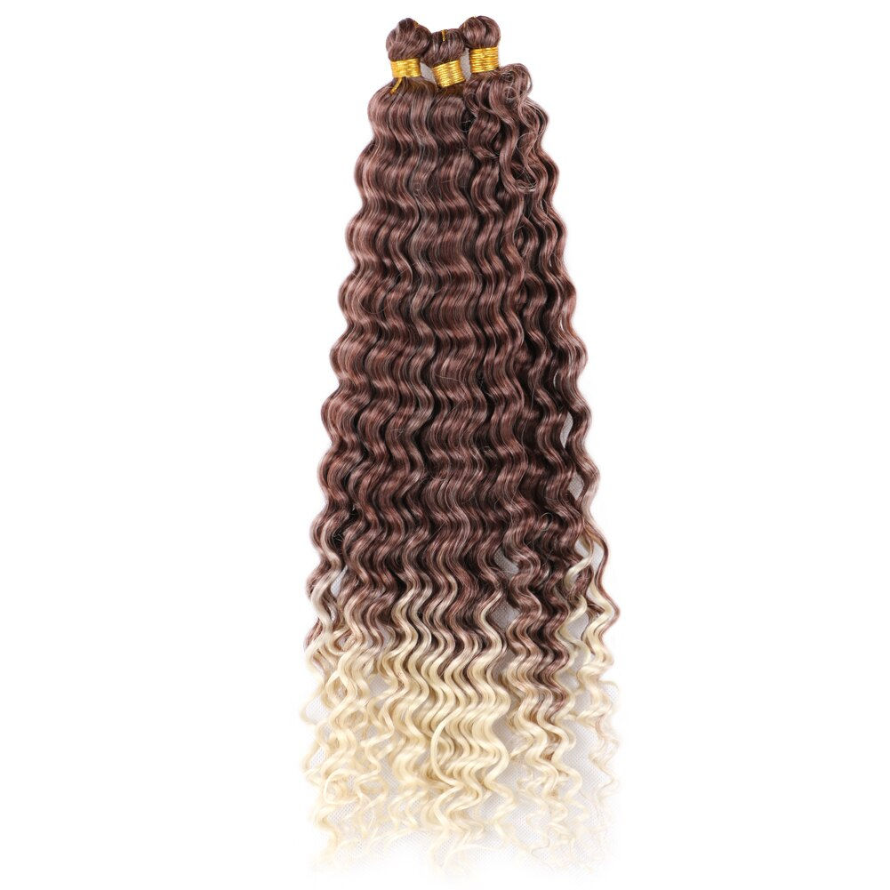 Ocean Wave Braiding Hair Extensions Crochet Braids Synthetic Hair Hawaii Afro C