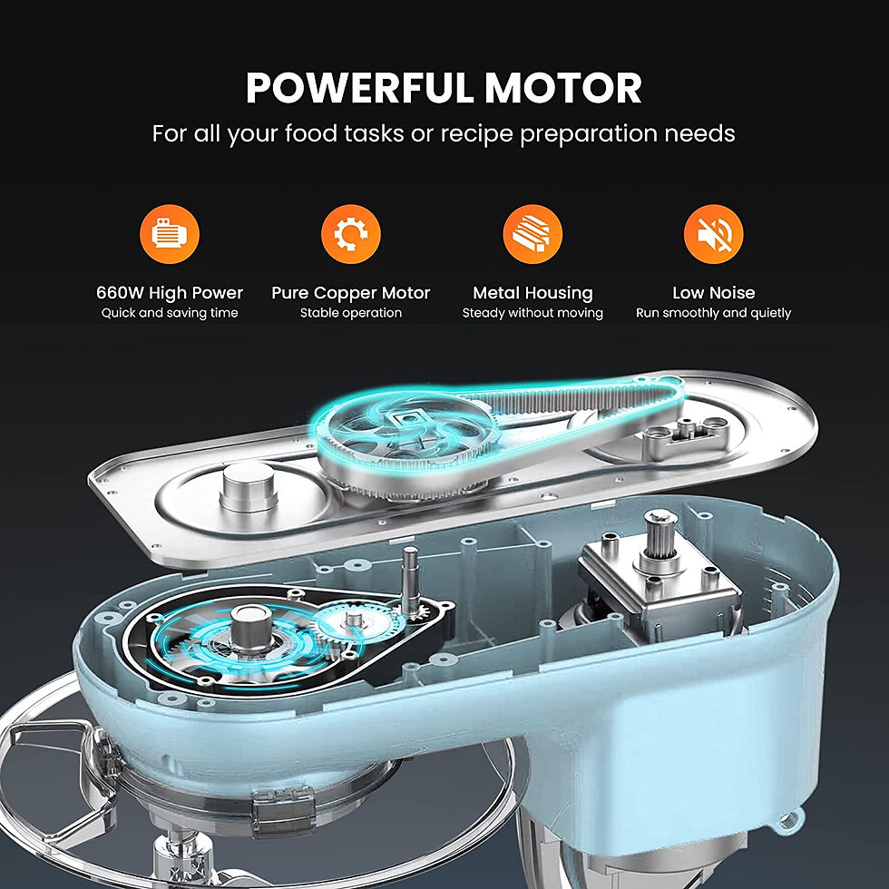 Thumbnail: VIVOHOME Stand Mixer, 660W 10 Speed 6 Quart Tilt-Head Kitchen Electric Food Mix