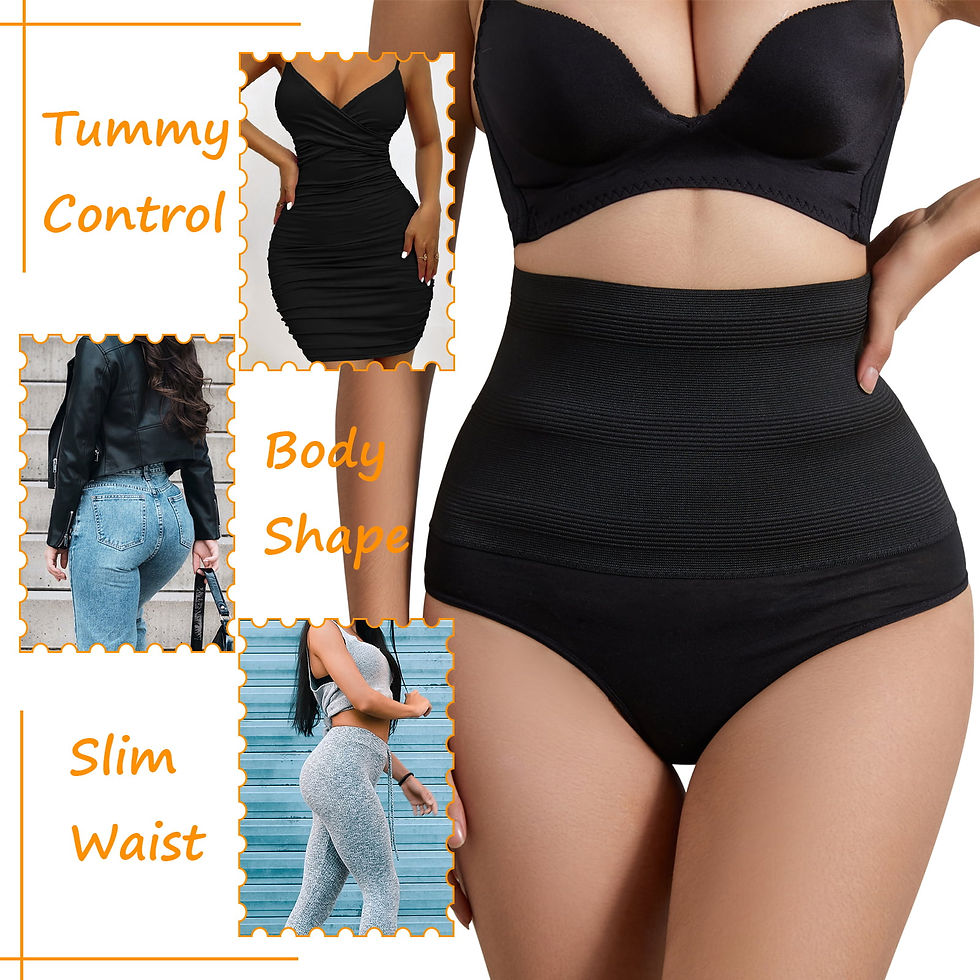 Thumbnail: GOLD CARP Shapewear Women Tummy Control Body Shaper Thong Panties High Waist Sc