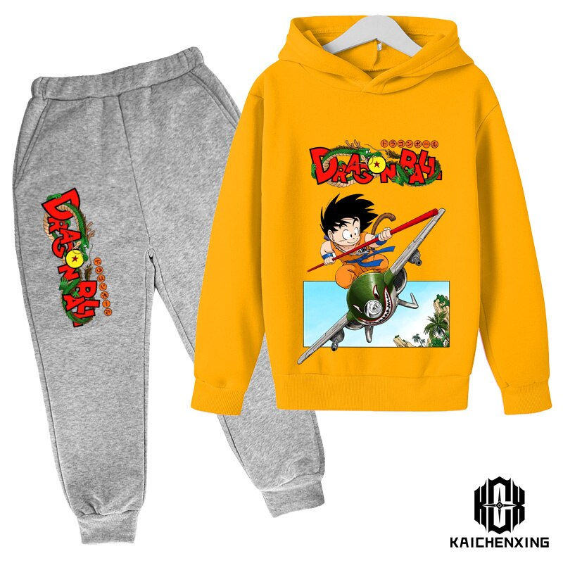Thumbnail: Spring Autumn Children Cartoon Cartoon Dragon Ball Hoodie Kids Fashion Cotton S