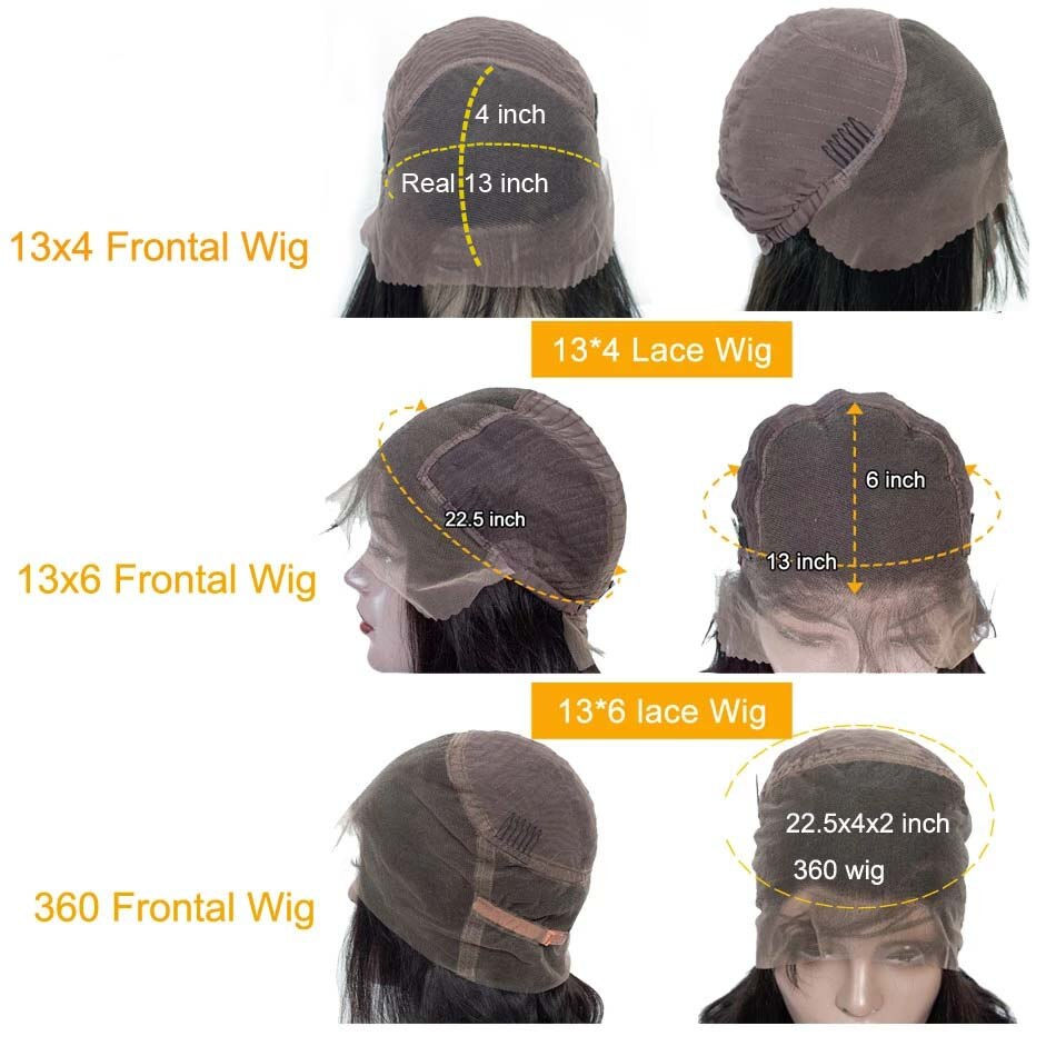 Thumbnail: 13x4 HD Transparent Lace Front Human Hair Wigs Brazilian Loose Wave Wigs 13x6 H