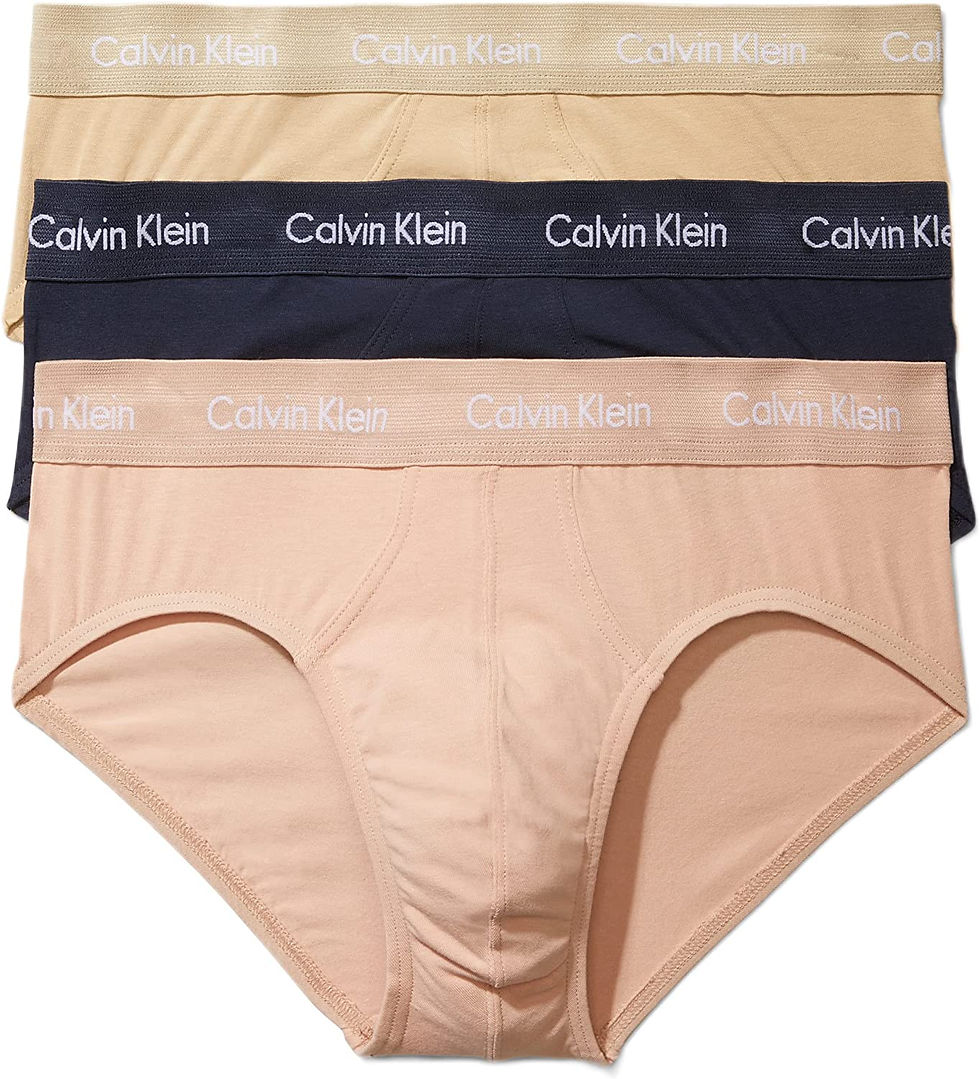 Thumbnail: Calvin Klein Men's Cotton Stretch 3-Pack Hip Brief