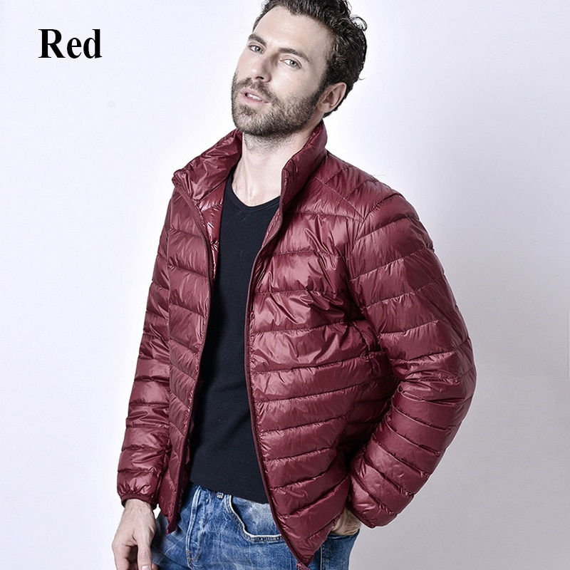 Miniature : Winter Men Ultralight White Down Outdoors Winter Male Casual Down jacketCoat