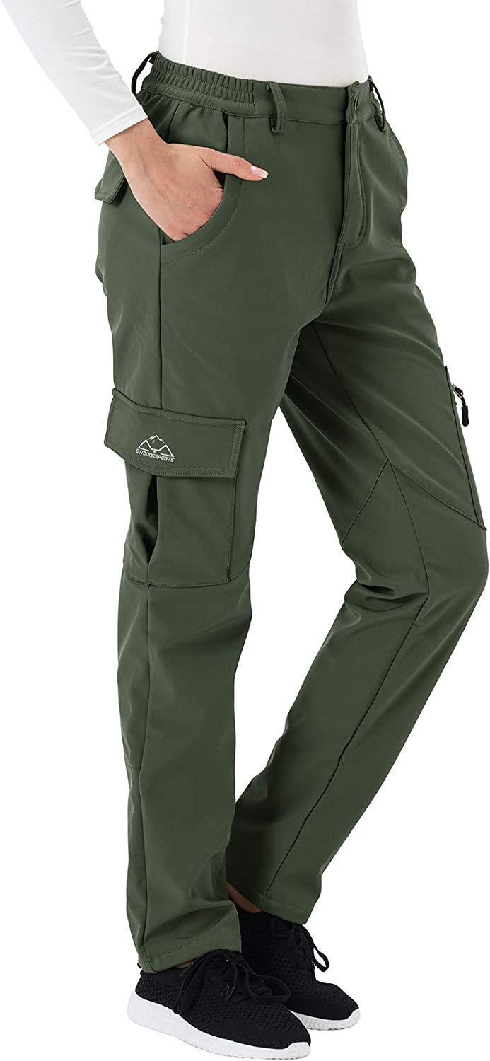 Miniature : YSENTO Women's Fleece Ski Snow Pants Waterproof Windproof Insulated Softshell H