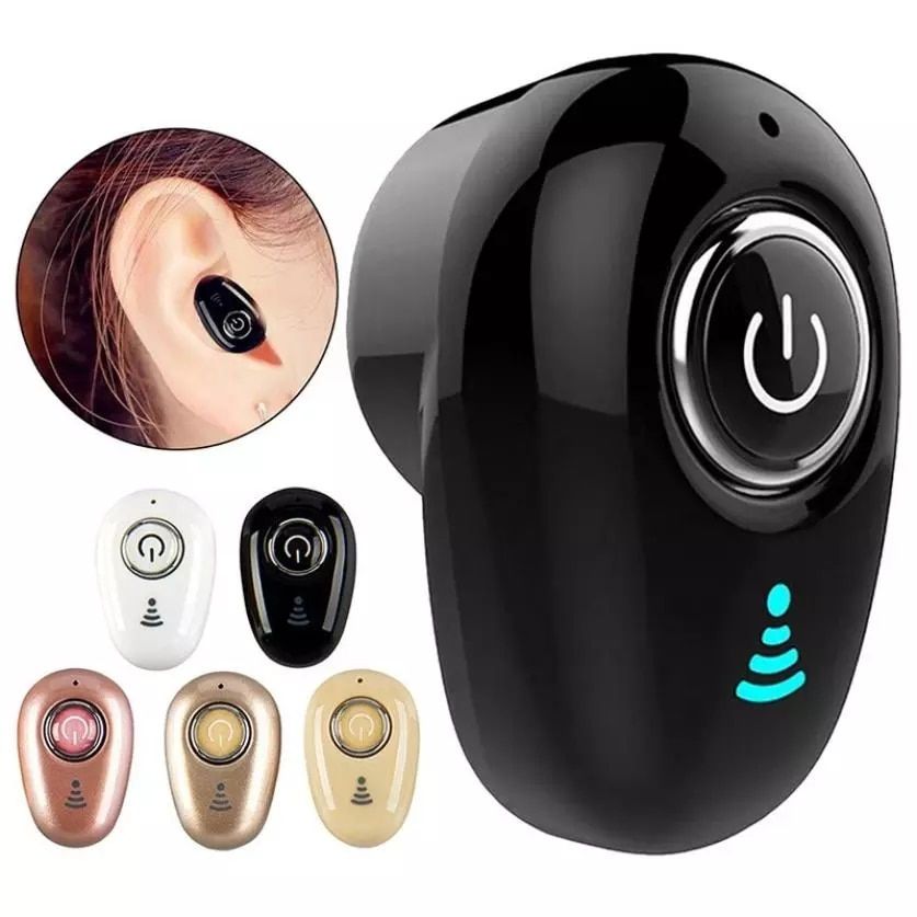 الصورة المصغرة: Mini Invisible Ture Wireless Earphone Noise Cancelling Bluetooth Headphone Hand