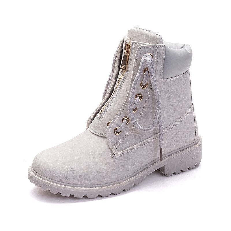 Miniature : Women Boot Plus Size Ankle Shoes Woman Riding Work Boots Fashion Casual Shoes H