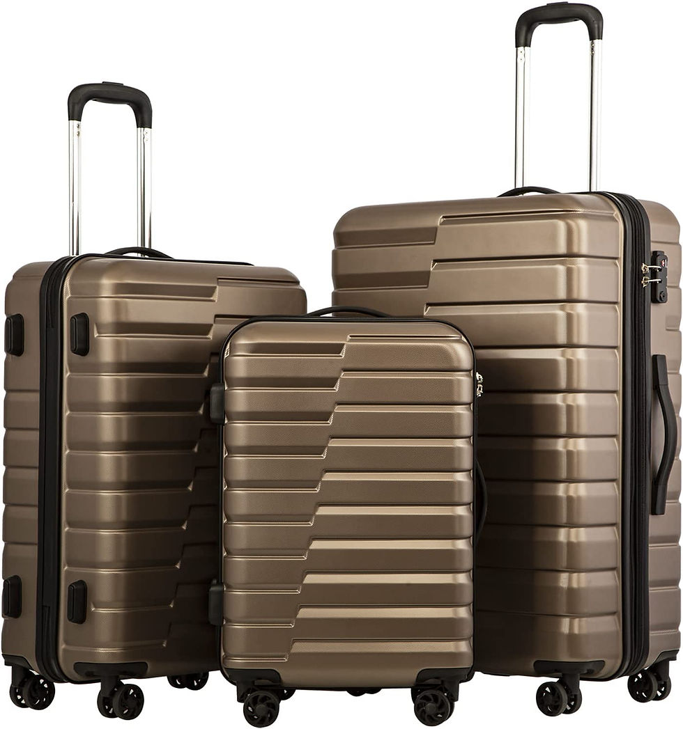 Miniatura: COOLIFE Luggage Expandable Suitcase Luggage set PC ABS TSA Lock Spinner Carry o
