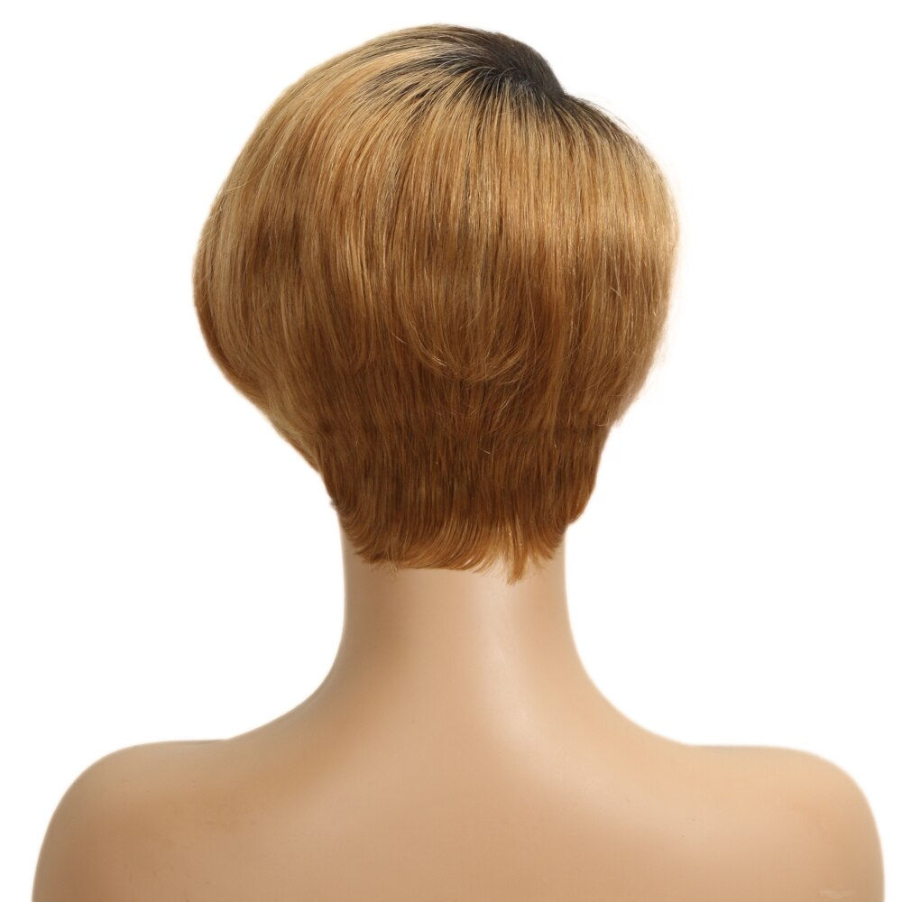 Sleek Short Human Hair Wigs For Women 613 Blonde Lace Wigs 613 Colored Pixie Cu