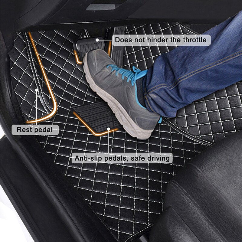Miniature : YOTONWAN custom made leather car mat for Peugeot All Model 4008 RCZ 308 508 301