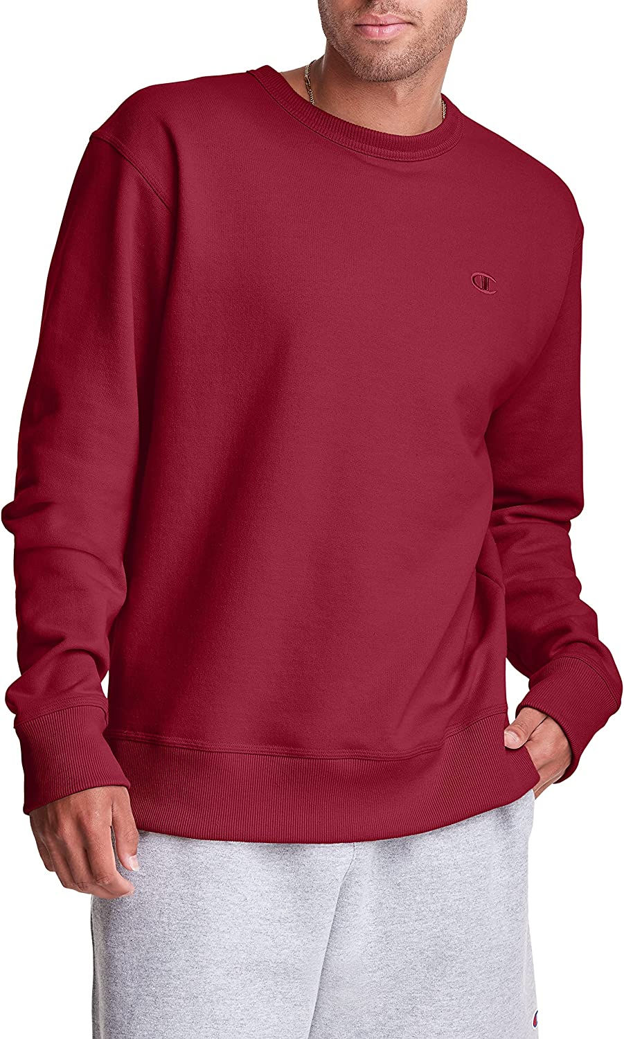 Thumbnail: Champion Powerblend Crewneck, Best Crew Sweatshirts for Men(reg. Or Big & Tall)