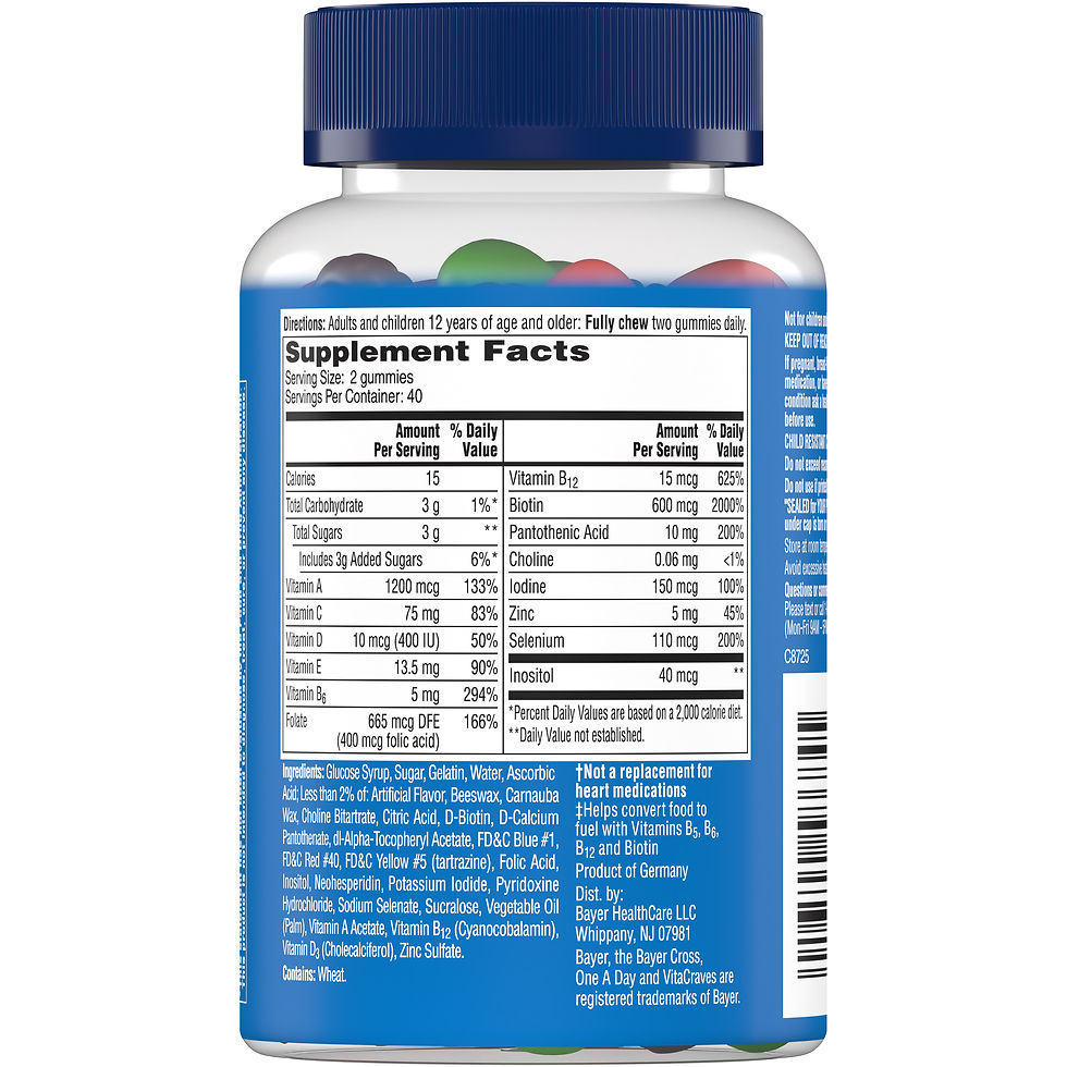 Miniature : One A Day Men's Multivitamin Gummies, Multivitamins for Men, 80 Ct keto