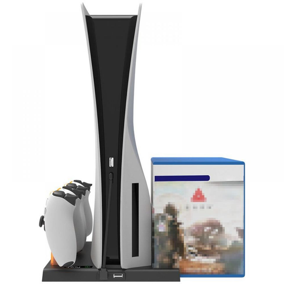 Thumbnail: PS5 Stand and Cooling Station with Dual Controller Charging Station for Playsta