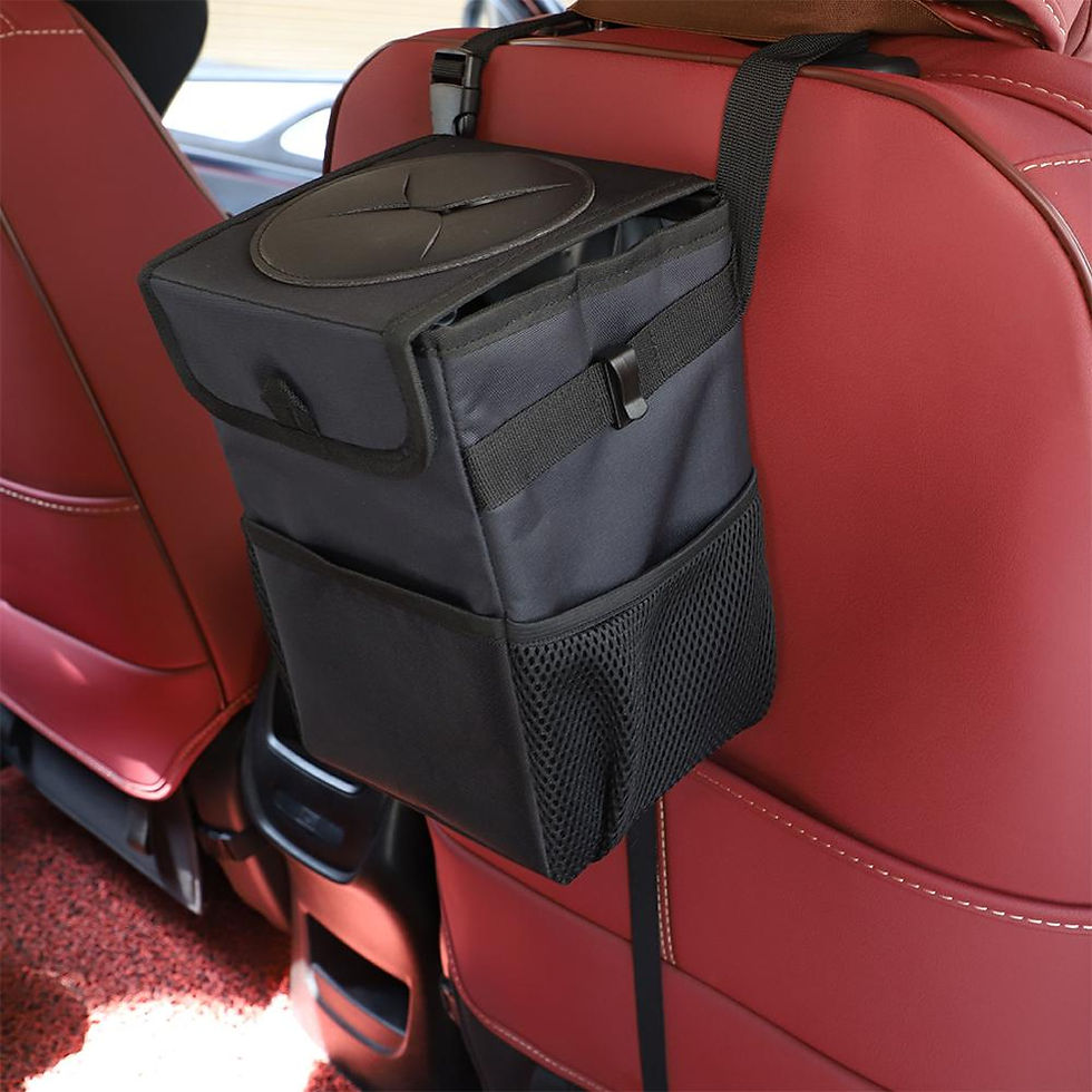 Miniatura: Waterproof Car Trash Can Bin Auto Car Accessories Organizer Garbage Dump For Tr