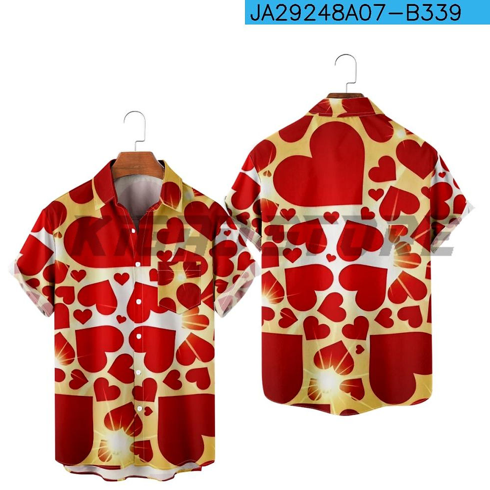الصورة المصغرة: Casual Button Down Shirts For Men Animal Stripes Harajuku Color Block Turndown 