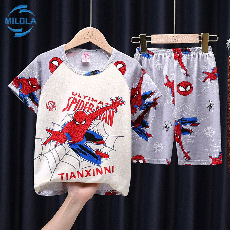 Thumbnail: Pikachu Pokemon Boys Girls Summer Clothes Set Short Sleeve T-Shirt Shorts Kids 