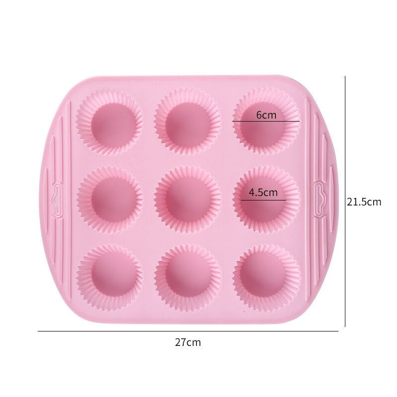 الصورة المصغرة: Mini Muffin 12 Holes Silicone Round Mold DIY Cupcake Cookies Fondant Baking Pan