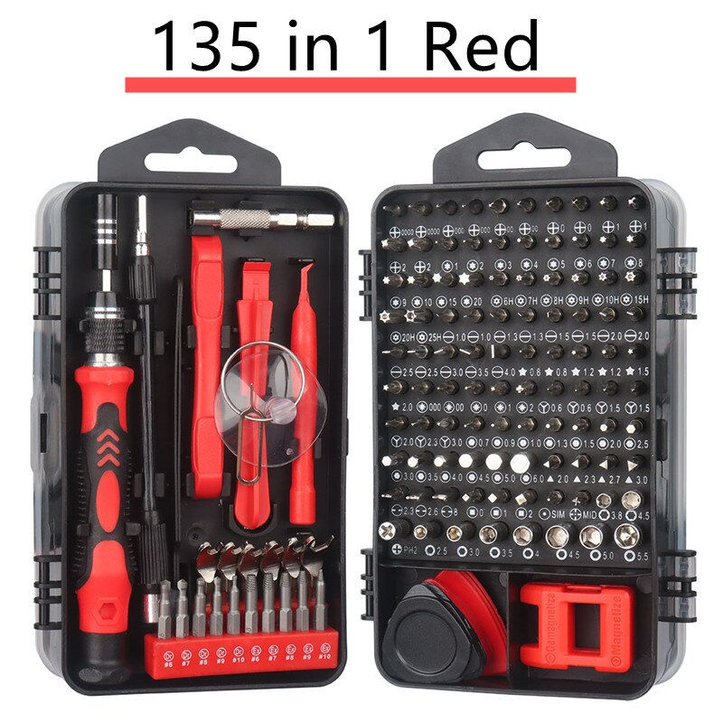 Miniaturbild: Mini Precision Screwdriver Set Magnetic,135/115 in 1 Electronic Repair Tool Kit