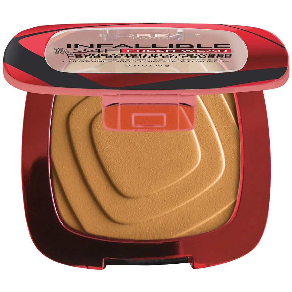 Miniatura: L'Oreal Paris Infallible Up to 24H Fresh Wear Foundation in a Powder, Hazelnut,