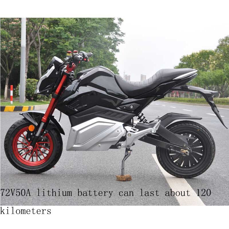 Miniatura: 72V50A Electric Motorcycles 2000W Adult Scooter Super The Battery Life is About