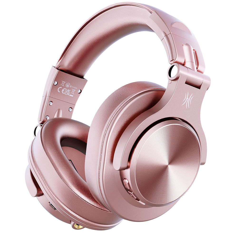 الصورة المصغرة: Oneodio Fusion A70 Bluetooth 5.2 Headphones Stereo Over Ear Wireless Headset Pr
