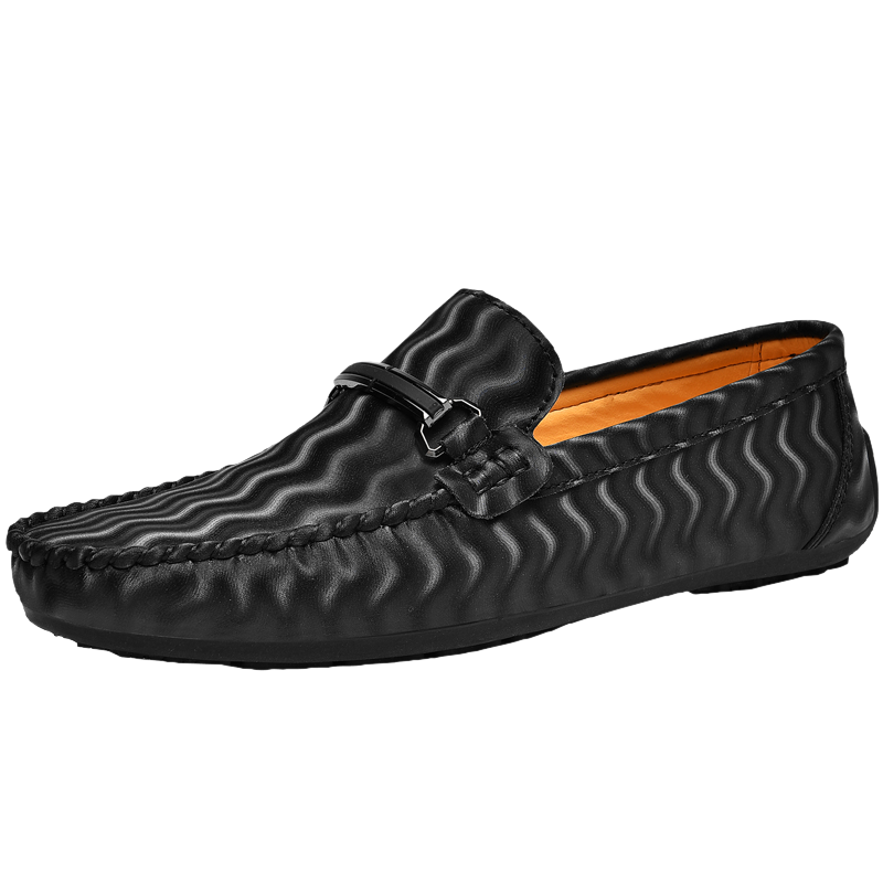 Thumbnail: Leather shoes men's spring new casual Korean leather shoes Joker night tide sho