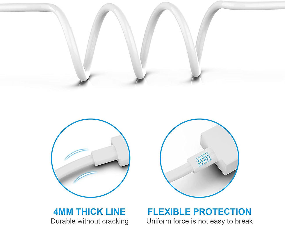 Миниатюра: iPhone Charger, CuCable 3PACK 6FT Nylon Braided USB Charging Cable High Speed D