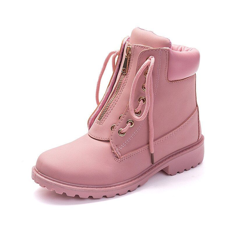 Miniature : Women Boot Plus Size Ankle Shoes Woman Riding Work Boots Fashion Casual Shoes H