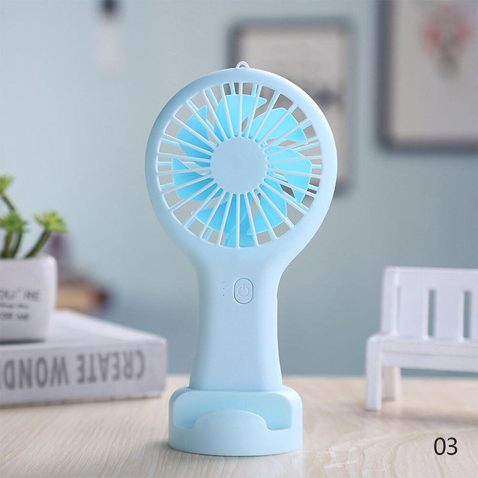 Миниатюра: Usb Mini Wind Power Handheld Fan, Convenient And Ultra-quiet, High Quality Port
