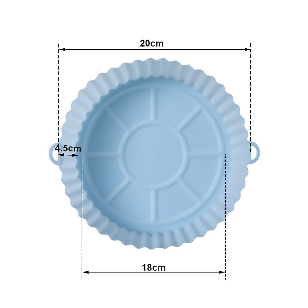 Миниатюра: 7 Holes Airfryer Silicone Pot Muffin Cake Cup Mold Baking Pan for Pastry Air Fr