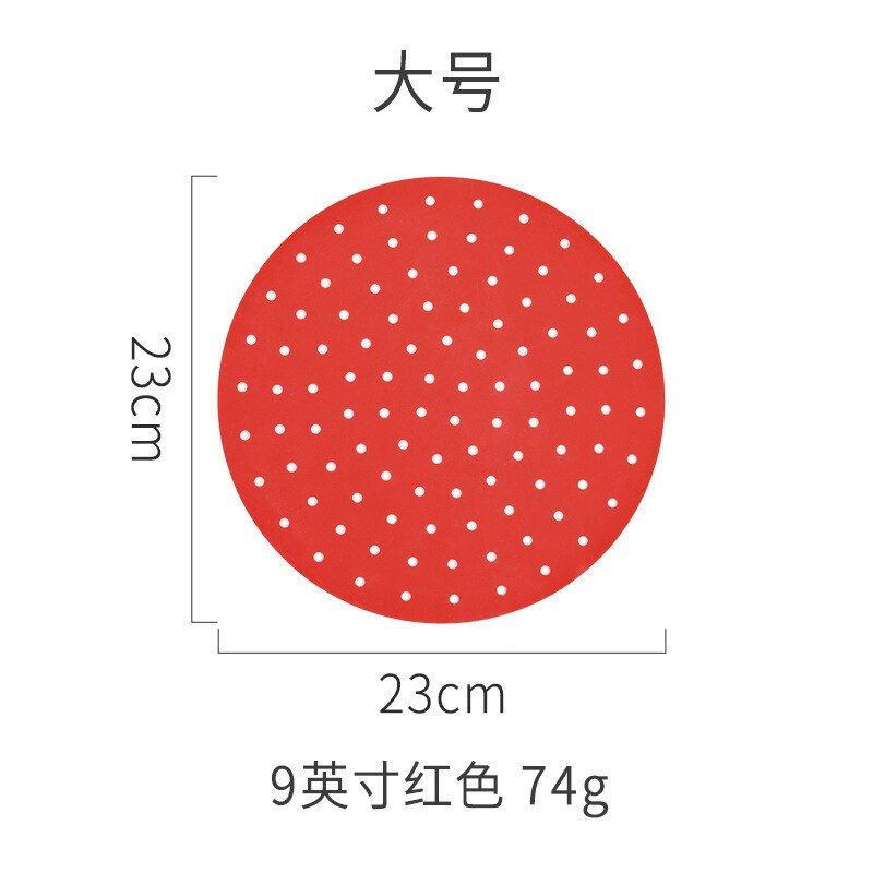 Miniature : Silicone Air Fryer Liner Non-Stick Steamer Pad Resuable Air Fryer Pot Mat Kitch