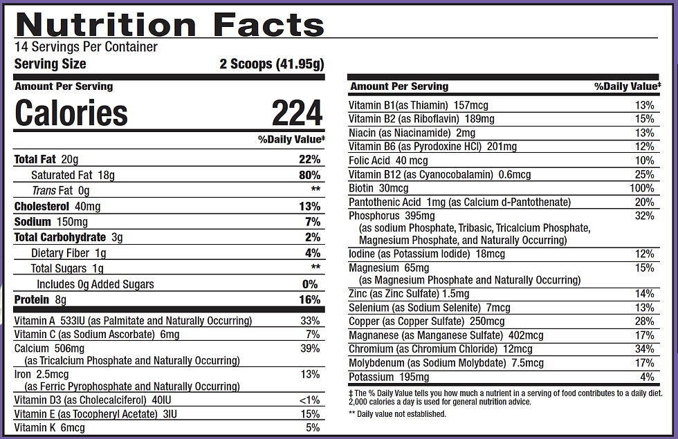 Miniature : Keto Science Meal Shake, Ketone Drink, Vanilla, 20.7 oz. 14 servings