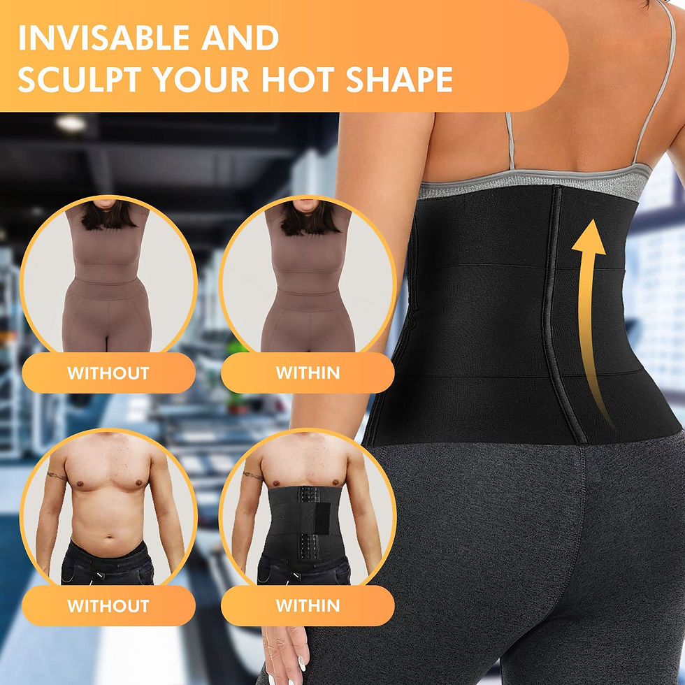Thumbnail: New Style Women & Men Waist Trainer Corsets for Weight Loss Tummy Control Compr
