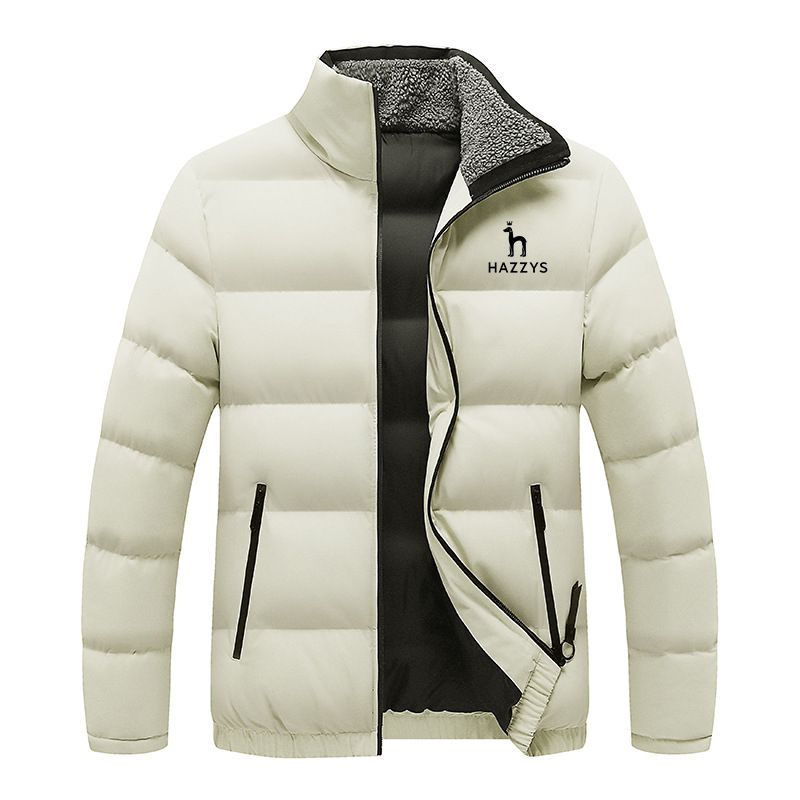 Thumbnail: HAZZYS New Winter Warm Thick Men Parka Jackets Casual Mens Coats Solid Stand Co