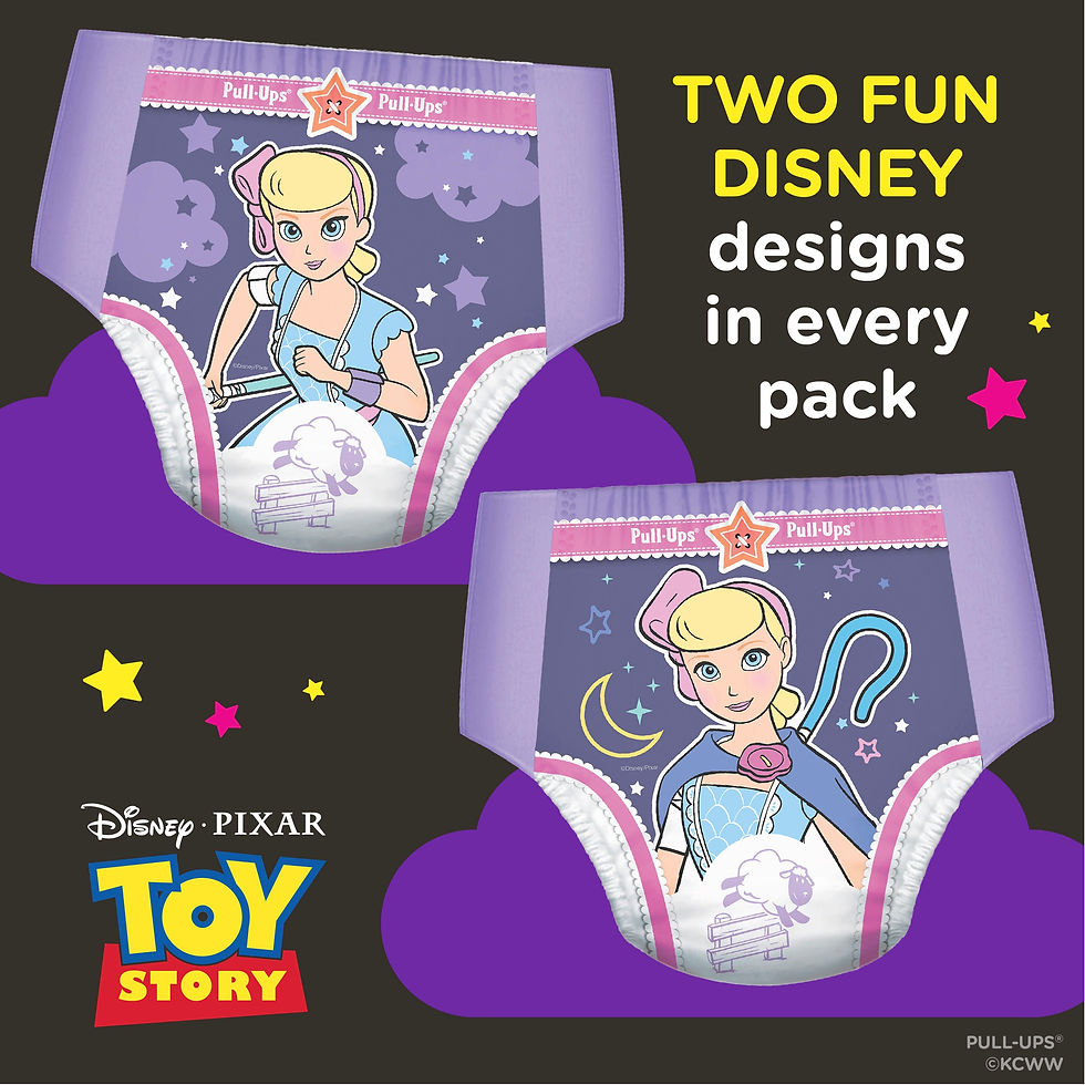 Miniaturbild: Pull-Ups Girls' Night-Time Potty Training Pants, 3T-4T (32-40 lbs), 60 Ct