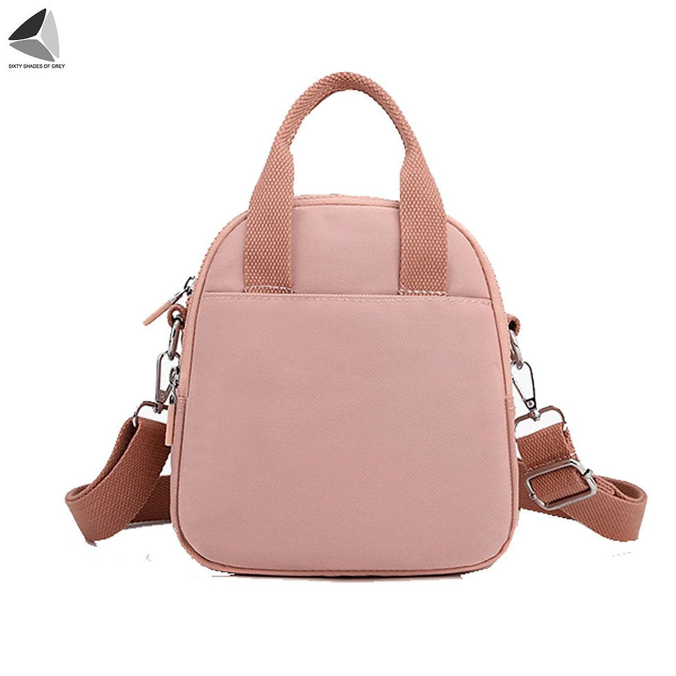 Thumbnail: Sixtyshades Womens Small Nylon Shoulder Handbag Waterproof Crossbody Purse Bags