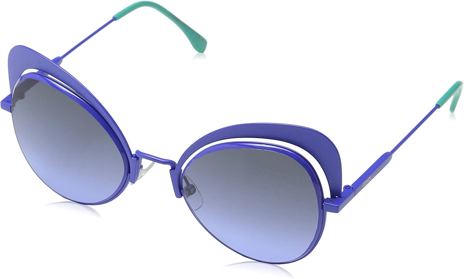 Fendi Eyeshine Blue Gradient Cat Eye Ladies Sunglasses FF 0247/S PJP/GB 54