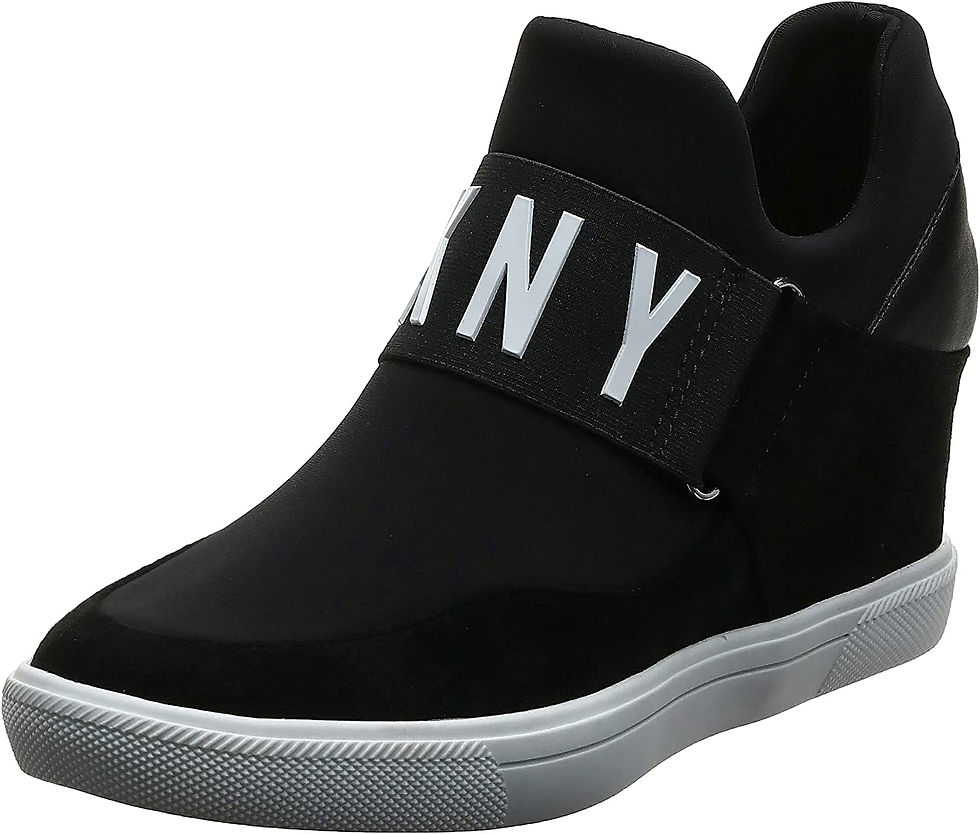 Thumbnail: DKNY Women's High-top Sneakers – Slip-on Shoes with Hidden Wedges