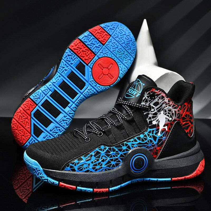 Miniature : Basketball Jordan Sneakers Children's 2022 Autumn and Winter Casual Shoes Boys'