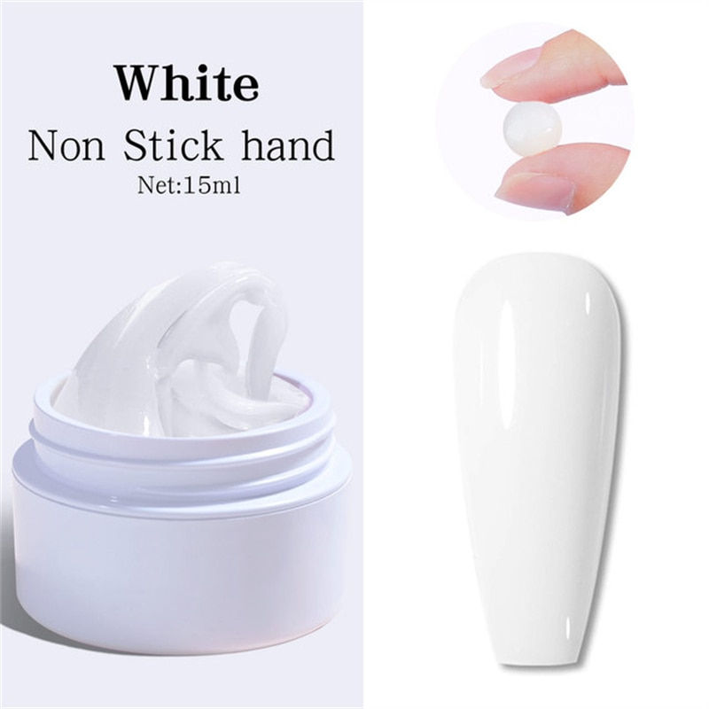 Thumbnail: 15ml Non Stick Hand Extension Gel Solid Nail Extension Gel Nail Polish Carving 