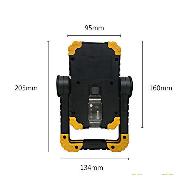 Miniatura: Outdoor Long-range Charging Floodlight USB Rechargeable Outdoor LED  Work Light