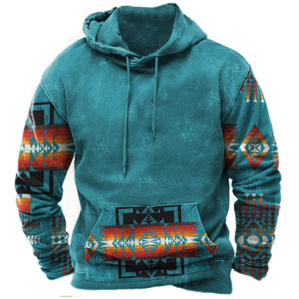 Thumbnail: Vintage Long Sleeve Hoodie For Men Winter Male Streetwear Oversized Men's Hoodi