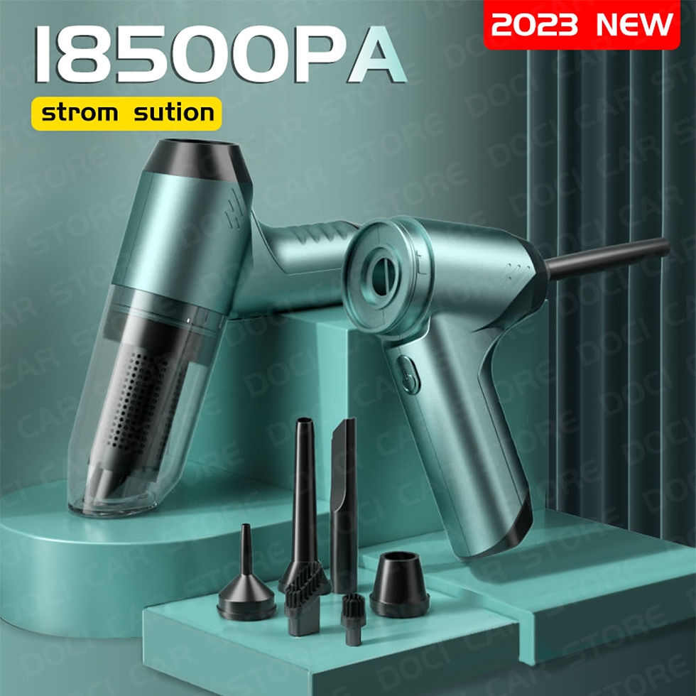 Thumbnail: Wireless Car Vacuum Cleaner Strong Suction Portable Handheld Auto Vacuum Home &